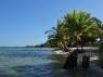 Praia em Hopkins, no litoral sul de Belize